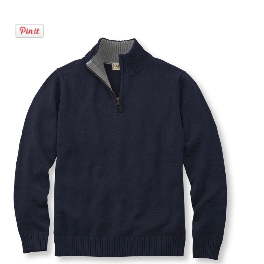 LL Bean Double L Sweater, Large Tall
